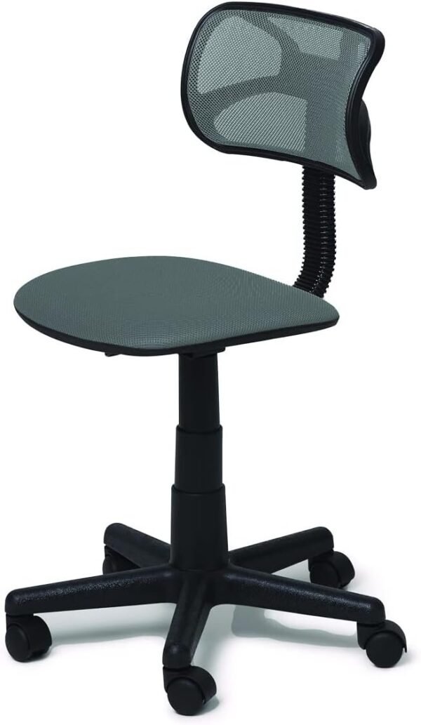 511A2SXqDeL._AC_SL1337.jpg Swivel Mesh Desk Chair, Silver 21D x 21W x 33H in