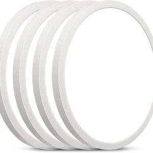 SunRider LED Flush Mount Ceiling Light Fixture, 5000K Daylight White, 2400LM, 12 Inch 24W White Round Flat Ceiling Lights, 240W Equiv. Non-Dimmable