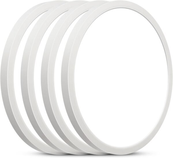 SunRider LED Flush Mount Ceiling Light Fixture, 5000K Daylight White, 2400LM, 12 Inch 24W White Round Flat Ceiling Lights, 240W Equiv. Non-Dimmable