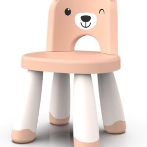 Kids Plastic Chair, Durable and Lightweight Kids Chair,11" H Seat, Indoor or Outdoor Use for Toddlers Boys Girls Birthday Gifts (Pink)