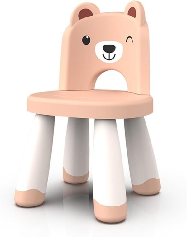 Kids Plastic Chair, Durable and Lightweight Kids Chair,11" H Seat, Indoor or Outdoor Use for Toddlers Boys Girls Birthday Gifts (Pink)