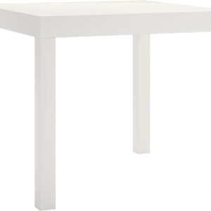 Ameriwood Home Parsons End Table, White