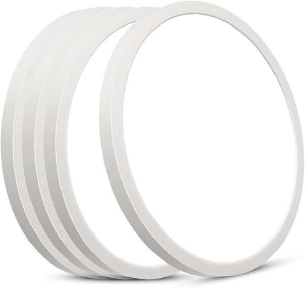 SunRider LED Flush Mount Ceiling Light Fixture, 5000K Daylight White, 2400LM, 12 Inch 24W White Round Flat Ceiling Lights, 240W Equiv. Non-Dimmable