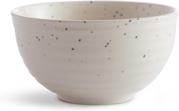 Sango Siterra Artist's Blend 16-Piece Stoneware Dinnerware Set with Round Plates and Bowls, Muticolor