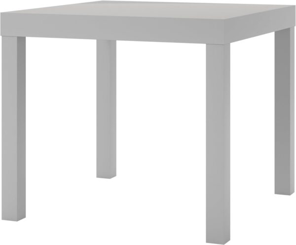 Ameriwood Home Parsons End Table, White