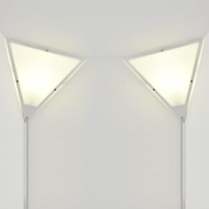 Corner Ceiling Light 1 Pack，Corner Wall Lights for Living Room Modern Corner Plug in Lights with White Acrylic Shade Corner Lights for Bedroom Kids Room Apartment