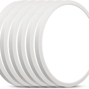 SunRider LED Flush Mount Ceiling Light Fixture, 5000K Daylight White, 2400LM, 12 Inch 24W White Round Flat Ceiling Lights, 240W Equiv. Non-Dimmable