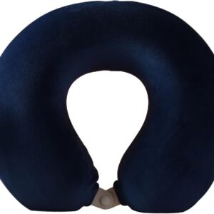 MINISO U-Shaped Neck Pillow Dual-Color Memory Foam Support Neck and Head, Suitable for Airplane, Trains, Self-Driving Cars, Pink