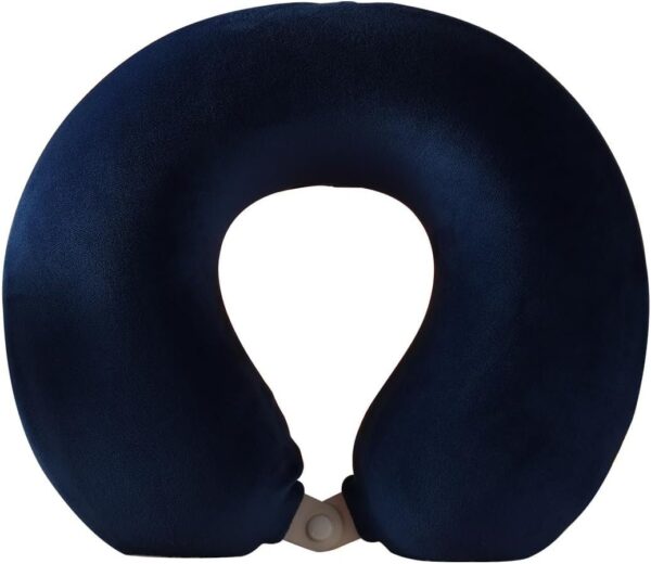 MINISO U-Shaped Neck Pillow Dual-Color Memory Foam Support Neck and Head, Suitable for Airplane, Trains, Self-Driving Cars, Pink