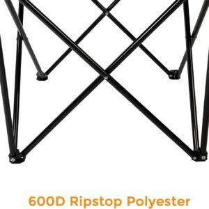 61PSyzCk1ML._AC_SL1500.jpg Quad Camp Chair w/ Built-In Cooler and Cup Holder, Includes Carry Bag - Navy/Gray