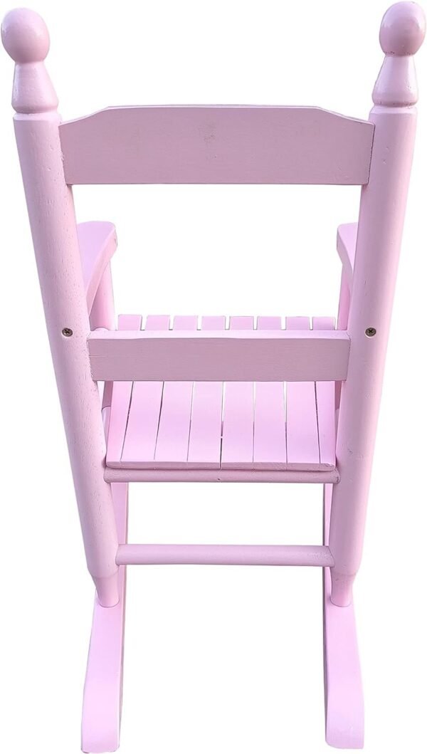 Kids Rocking Chair for Toddlers, Childs Rocker Chair, Wooden Rocking Lounge Chairs, Nursery Rocking Chairs, Outdoor Rocking Chair,Nursery Rocking Chairs for Girl Boy Indoor Outdoor (Light Pink)