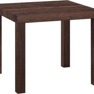 Ameriwood Home Parsons End Table, White