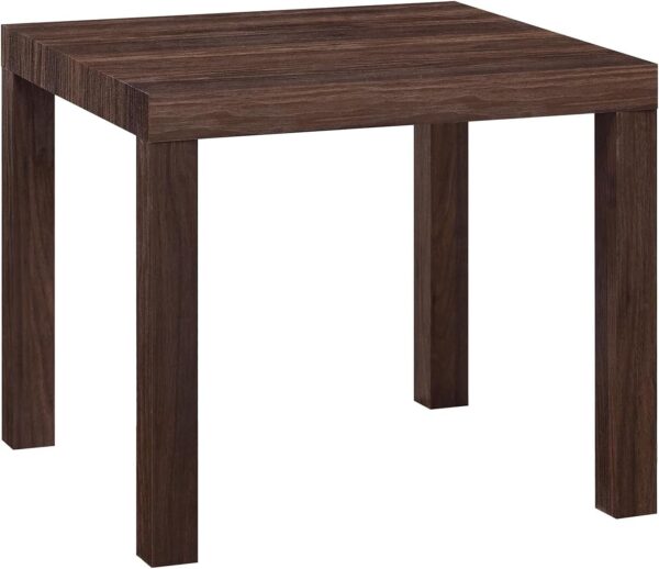 Ameriwood Home Parsons End Table, White