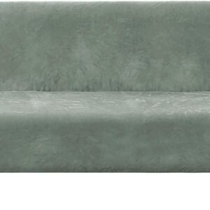 61hYH4m2gLL._AC_SL1500.jpg H.VERSAILTEX Real Velvet Futon Cover Armless Sofa Covers Sofa Bed Covers Stretch Futon Couch Cover Sofa Slipcover Furniture Protector Thick Soft Cozy Velvet Fabric Form Fitted Stay In Place, Sea Grass