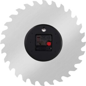 61k4T-YPJhL._AC_SL1500.jpg 12 Inch Metal Wall Clock with Circular Saw Blade Dial, Handsaw and Hammer Pointer,Great Decor for Garage,Workshop and Man Cave