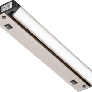 GETINLIGHT Inlight 16-inch Swivel LED Under Cabinet Lighting, 2 Color Levels, 2700K/4000K, Dimmable with Wall Dimmers, Plugged-in Only, Bronze Finished, IN-0109-4-BZ