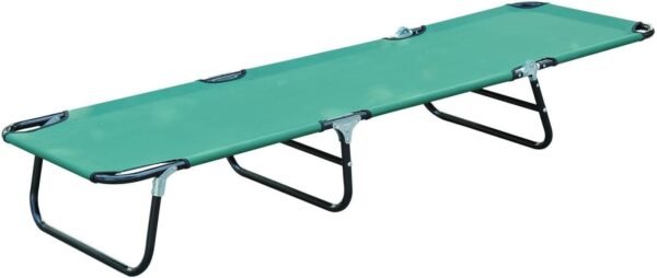 61nKot-o1JL._AC_SL1500.jpg Outsunny Folding Chaise Lounge Pool Chairs, Outdoor Sun Tanning Chairs with 5-Level Reclining Back, Steel Frame for Beach, Yard, Patio, Green