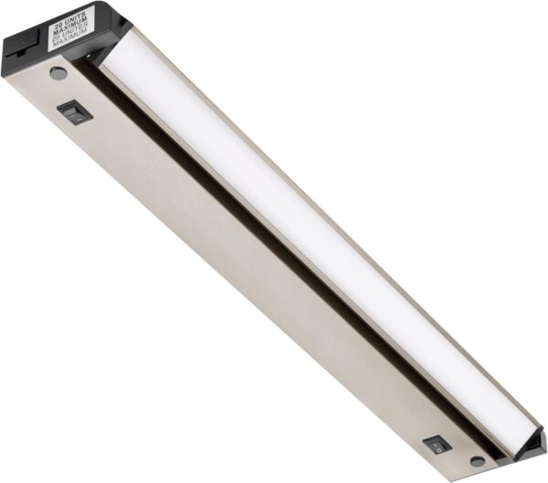 GETINLIGHT Inlight 16-inch Swivel LED Under Cabinet Lighting, 2 Color Levels, 2700K/4000K, Dimmable with Wall Dimmers, Plugged-in Only, Bronze Finished, IN-0109-4-BZ