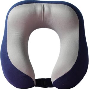 MINISO U-Shaped Neck Pillow Dual-Color Memory Foam Support Neck and Head, Suitable for Airplane, Trains, Self-Driving Cars, Pink