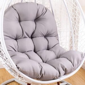 Outdoor Rocking Chair Cushion, Cushion Rocking Chair Recliner Cushion Outdoor Suitable for Front Porch, Living Room, Patio, Garden, Yard Black