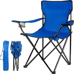 Portable Camping Chairs Enjoy The Outdoors with a Versatile Folding Chair, Sports Chair, Outdoor Chair & Lawn Chair, Black