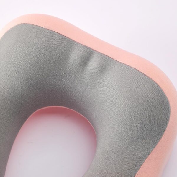MINISO U-Shaped Neck Pillow Dual-Color Memory Foam Support Neck and Head, Suitable for Airplane, Trains, Self-Driving Cars, Pink