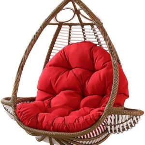 Outdoor Rocking Chair Cushion, Cushion Rocking Chair Recliner Cushion Outdoor Suitable for Front Porch, Living Room, Patio, Garden, Yard Black