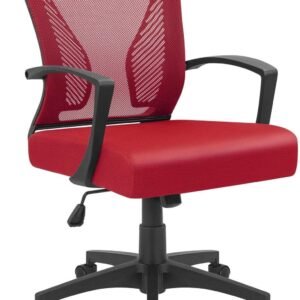 71RsPfwIbUL._AC_SL1500.jpg Furmax Office Chair Mid Back Swivel Lumbar Support Desk Chair, Computer Ergonomic Mesh Chair with Armrest (Black)