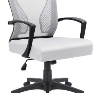 71Ty2xde6KL._AC_SL1500.jpg Furmax Office Chair Mid Back Swivel Lumbar Support Desk Chair, Computer Ergonomic Mesh Chair with Armrest (Black)