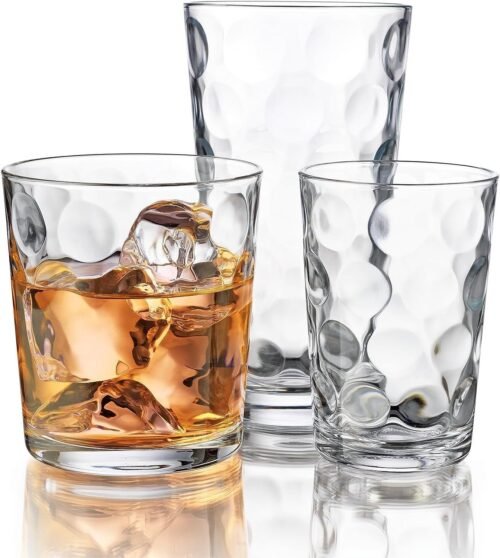 71UWU490y9L._AC_SL1500.jpg Home Essentials 12-Piece Galaxy Glassware Set, 17 oz