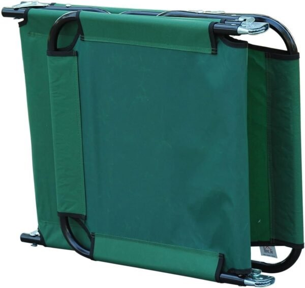 71W6ExrFReL._AC_SL1500.jpg Outsunny Folding Chaise Lounge Pool Chairs, Outdoor Sun Tanning Chairs with 5-Level Reclining Back, Steel Frame for Beach, Yard, Patio, Green