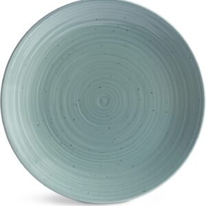 Sango Siterra Artist's Blend 16-Piece Stoneware Dinnerware Set with Round Plates and Bowls, Muticolor