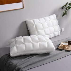 71_mws8vtGL._AC_SL1500.jpg Soft Pillows Queen Size for Sleeping, Support Bed Pillows, Fluffy Down Alternative Pillow, Luxury Hotel Gel Pillows for Side Sleeping (White)