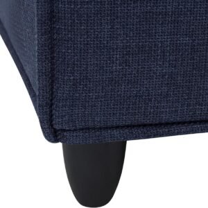 Living Room Chairs, Fabric Bedroom Accent Chair, Accent Chair, Armless Accent Chair with Back, Upholstery Chair with Wood Leg for Living Room, Oversized Chair with Removable Cover