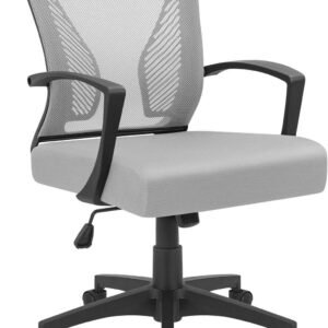 71aDWoiE3SL._AC_SL1500.jpg Furmax Office Chair Mid Back Swivel Lumbar Support Desk Chair, Computer Ergonomic Mesh Chair with Armrest (Black)