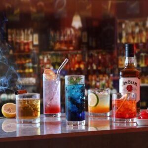 71cw_fsbx5L._AC_SL1500.jpg 12-Pack 12oz Glass Cups with Straws, Drinkware Glasses Set for Water, Coffee, Cocktails