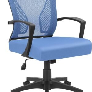 71ioQiEL9nL._AC_SL1500.jpg Furmax Office Chair Mid Back Swivel Lumbar Support Desk Chair, Computer Ergonomic Mesh Chair with Armrest (Black)