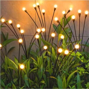 71oGQ4MIPsL._AC_SL1500.jpg TONULAX Solar Garden Lights - New Upgraded Solar Swaying Light, Sway by Wind, Solar Outdoor Lights, Yard Patio Pathway Decoration, High Flexibility Iron Wire & Heavy Bulb Base, Warm White(2 Pack)