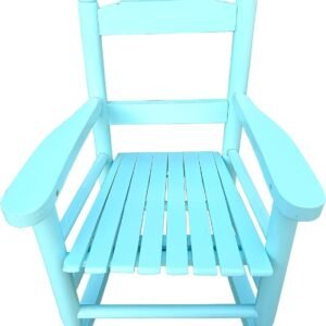 Kids Rocking Chair for Toddlers, Childs Rocker Chair, Wooden Rocking Lounge Chairs, Nursery Rocking Chairs, Outdoor Rocking Chair,Nursery Rocking Chairs for Girl Boy Indoor Outdoor (Light Pink)