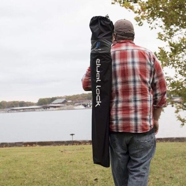 812tKblL0IL._AC_SL1500.jpg Kijaro Dual Lock Portable Chair with Cooler - Vik Black, Folding, Camping, 300 lb Capacity, 2 Cup Holders