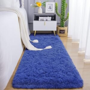 814I5adndiL._AC_SL1500.jpg Chicrug Soft Runner Rugs for Bedroom Living Room Plush Fluffy Rug 2x6 Feet, Shag Furry Area Rug Carpet Non Shedding for Nursery Children Kids Girls Room Home Decorative, Grey