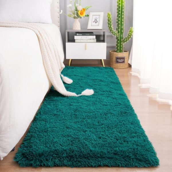 818h7IiKWOL._AC_SL1500.jpg Chicrug Soft Runner Rugs for Bedroom Living Room Plush Fluffy Rug 2x6 Feet, Shag Furry Area Rug Carpet Non Shedding for Nursery Children Kids Girls Room Home Decorative, Grey