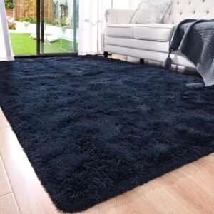 81CCnlB2M8L._AC_SL1500.jpg Chicrug Soft Runner Rugs for Bedroom Living Room Plush Fluffy Rug 2x6 Feet, Shag Furry Area Rug Carpet Non Shedding for Nursery Children Kids Girls Room Home Decorative, Grey