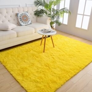 81JPtj3r9iL._AC_SL1500.jpg Chicrug Soft Runner Rugs for Bedroom Living Room Plush Fluffy Rug 2x6 Feet, Shag Furry Area Rug Carpet Non Shedding for Nursery Children Kids Girls Room Home Decorative, Grey