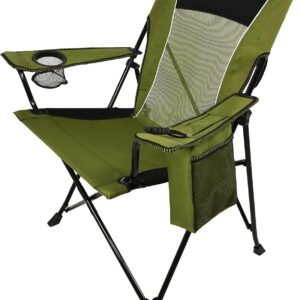 81PP3YwI7CL._AC_SL1500.jpg Kijaro Dual Lock Portable Chair with Cooler - Vik Black, Folding, Camping, 300 lb Capacity, 2 Cup Holders