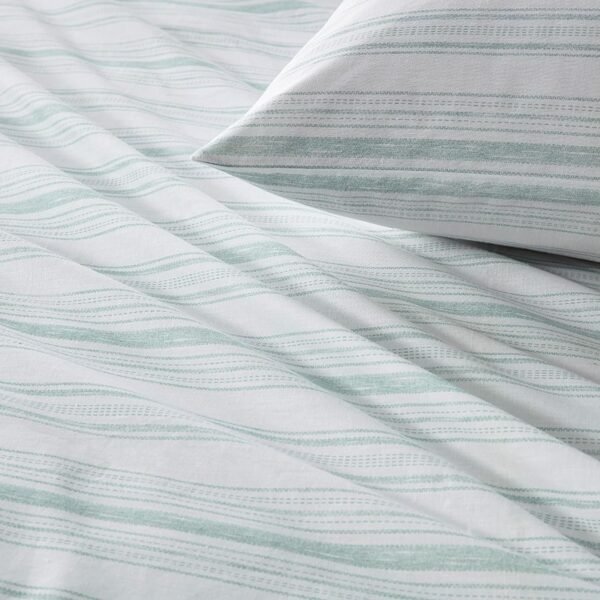 Comfort Spaces 100% Cotton Sheet Set Breathable, Lightweight, Soft with 14" Elastic Pocket Fits up to 16" Mattress, All Season Cozy Bedding, Matching Pillow Case, Queen Good Vibes 4 Piece