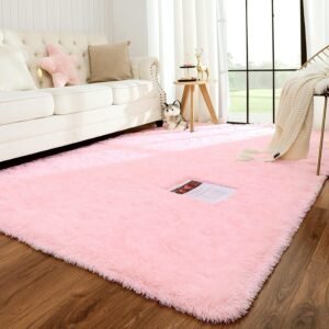 81UhHT09Y4L._AC_SL1500.jpg Chicrug Soft Runner Rugs for Bedroom Living Room Plush Fluffy Rug 2x6 Feet, Shag Furry Area Rug Carpet Non Shedding for Nursery Children Kids Girls Room Home Decorative, Grey