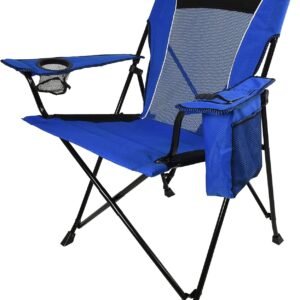 81VKm6RGBiL._AC_SL1500.jpg Kijaro Dual Lock Portable Chair with Cooler - Vik Black, Folding, Camping, 300 lb Capacity, 2 Cup Holders