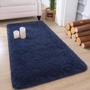 81WY7pnpwPL._AC_SL1500.jpg Chicrug Soft Runner Rugs for Bedroom Living Room Plush Fluffy Rug 2x6 Feet, Shag Furry Area Rug Carpet Non Shedding for Nursery Children Kids Girls Room Home Decorative, Grey
