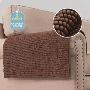 81YXmNEoayL._AC_SL1500.jpg H.VERSAILTEX Plush Chenille Dog Bed Cover Thick Soft Sofa Cover for 3 Cushion Couch Anti Slip Couch Cover Water Resistant Furniture Protector for Dog, Pet, Cat (35" x 82", Island Fossi)